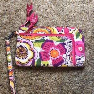 Vera Bradley Wristlet in Clementine